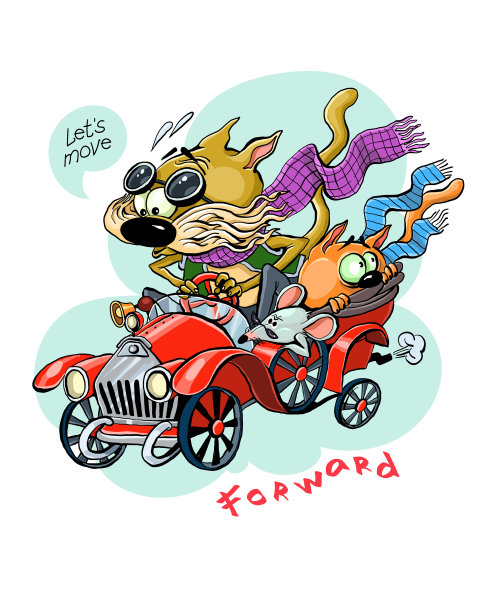 有趣的人物猫图片下载