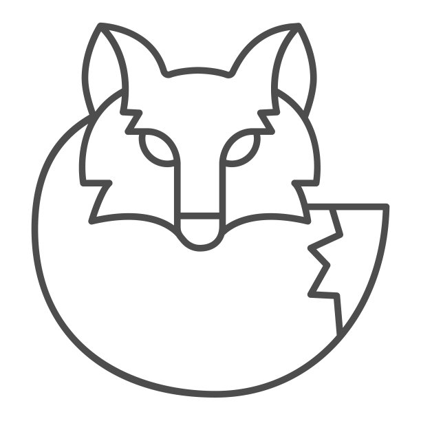 Lasa细线图标，世界野生动物概念，Lasa矢量标志在白色背景，Lasa轮廓风格的移动概念和网页设计。矢量图形。图片下载