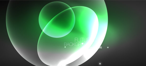 霓虹椭圆抽象背景闪亮明亮图片下载