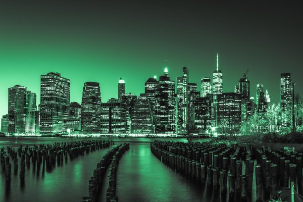 纽约市天际线图片下载