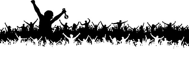 体育颁奖剪影吸引了大批球迷图片下载