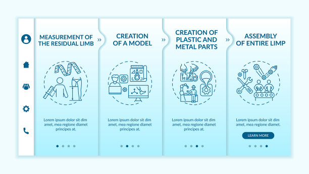 在矢量模板上制作假肢步骤图片下载