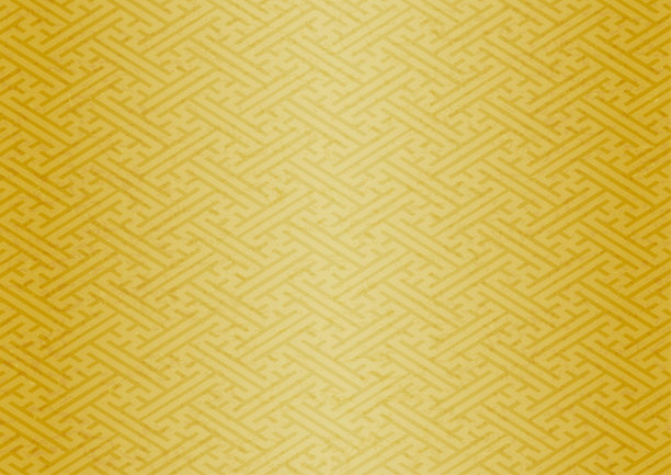 日式庆祝背景材料。日本传统纹样“Saya纹样”(金，A3 / A4比例)图片下载