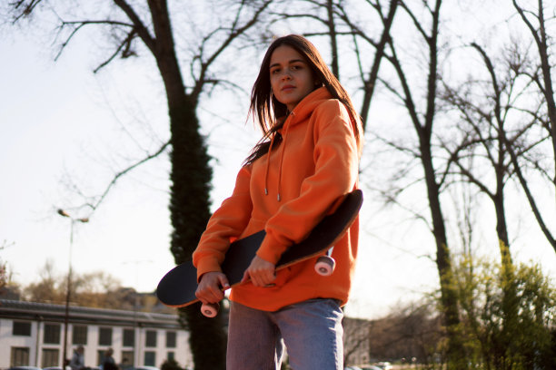 少女滑冰运动员的肖像图片下载