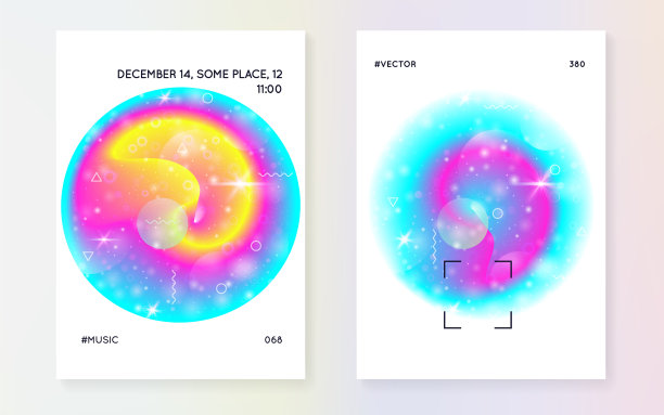 带有动态元素的流体形状图片下载