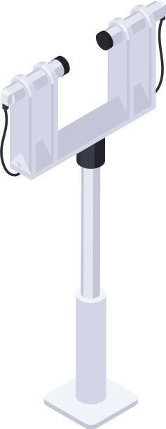 气象设备等距组成图片下载