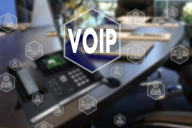 VOIP在虚拟屏幕上进行社交网络连接。图片下载