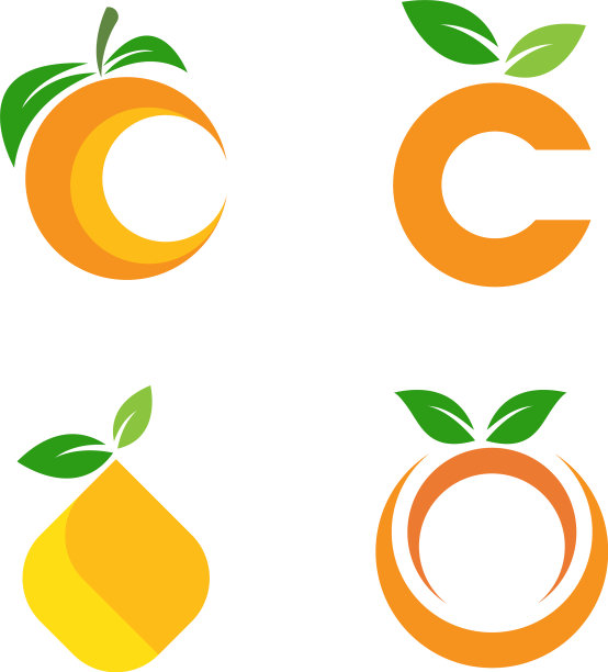 橙色标志图片下载