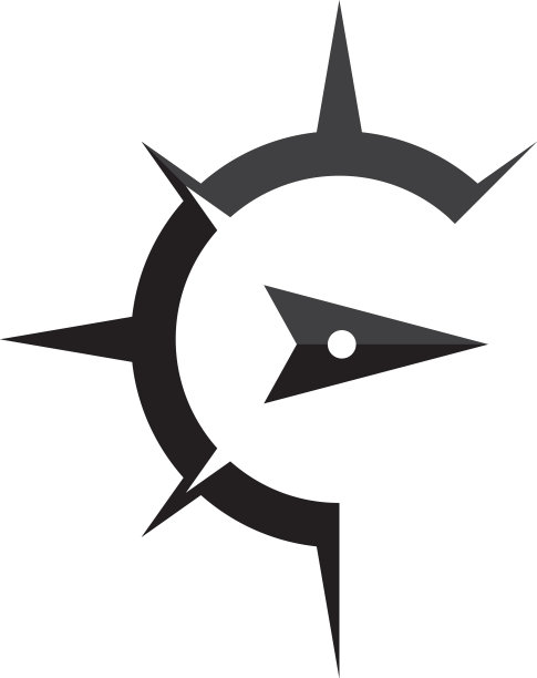 罗盘标识模板图片下载