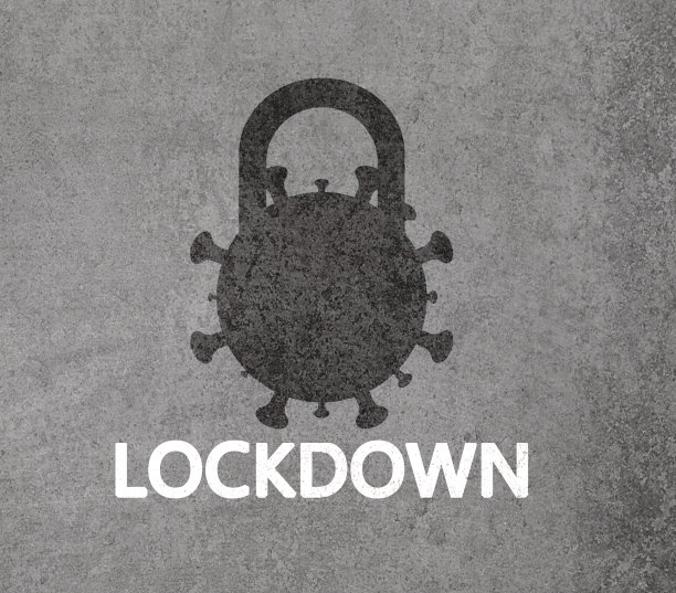 墙上的封锁概念图片下载