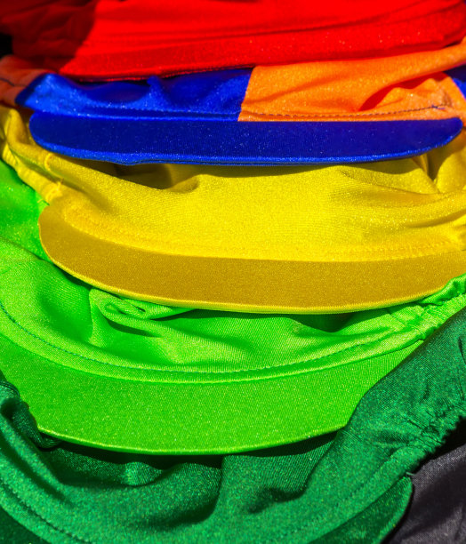 彩色织物样本。图片下载