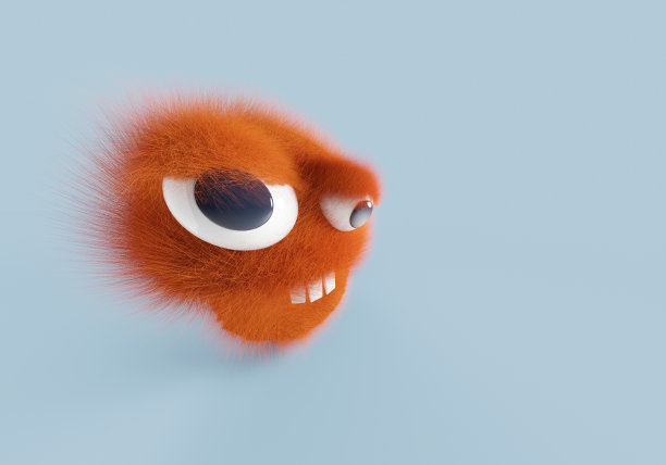 邪恶监视大摄像怪物在监视你。监控、观察和安全的概念。图片下载