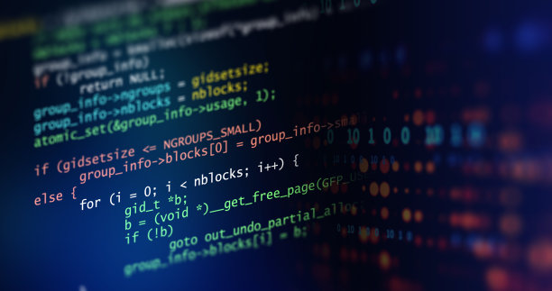 编程代码抽象技术背景的软件开发者和计算机脚本横幅三维插图图片下载