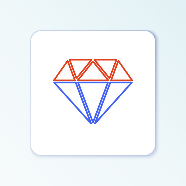 线伞图标孤立在白色背景图片下载