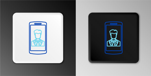 将智能手机与屏幕上的图标联系起来图片下载