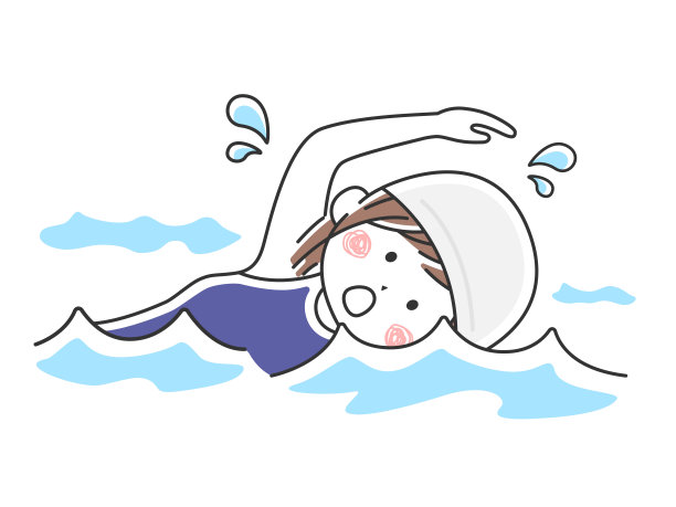 游泳。图片下载