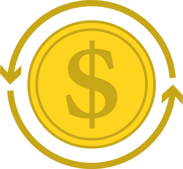现金返还硬币图标图片下载