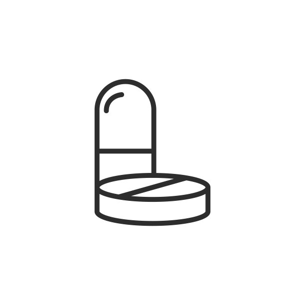 药丸图标矢量插图eps10图片下载