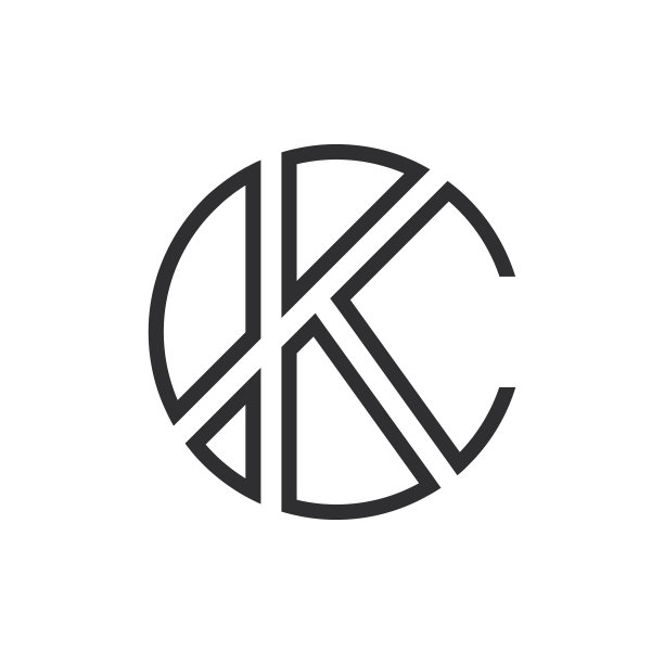 字母KC或CK标志设计图片下载