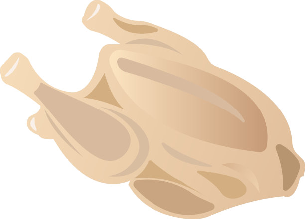 鸡孤立于白色图片下载