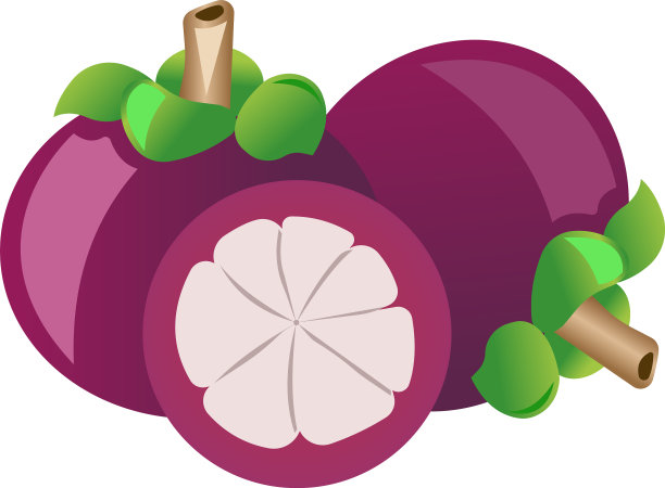 百香果孤立在白色图片下载