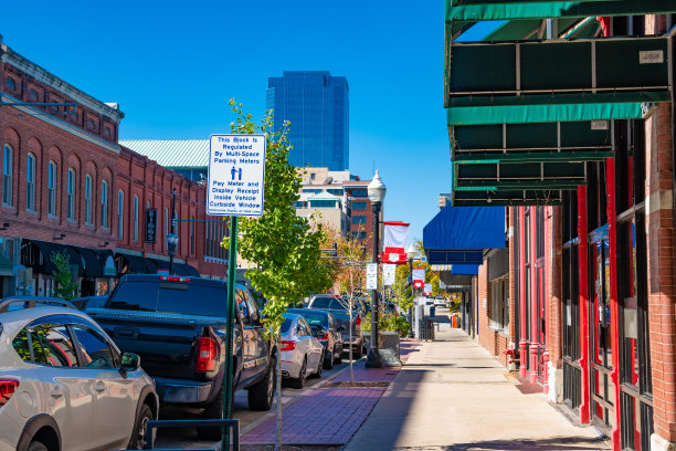 阿肯色州小石城的街景图片下载