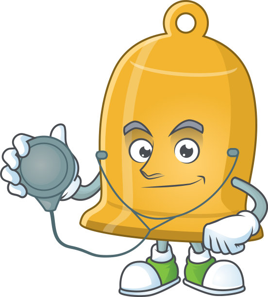 贝尔医生专注于听诊器工作图片下载