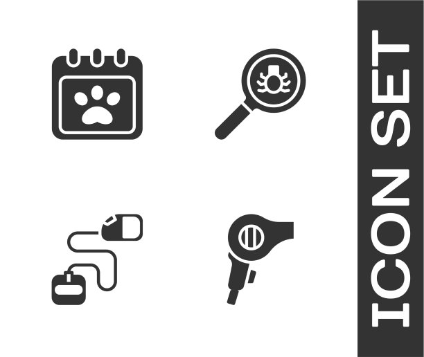 设置吹风机日历梳理可伸缩图片下载