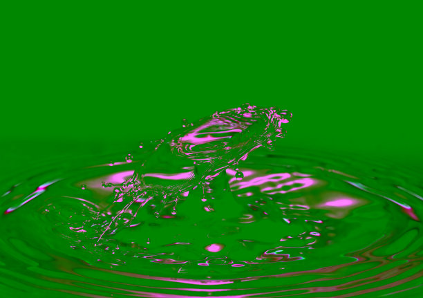 下降的水溅图片下载