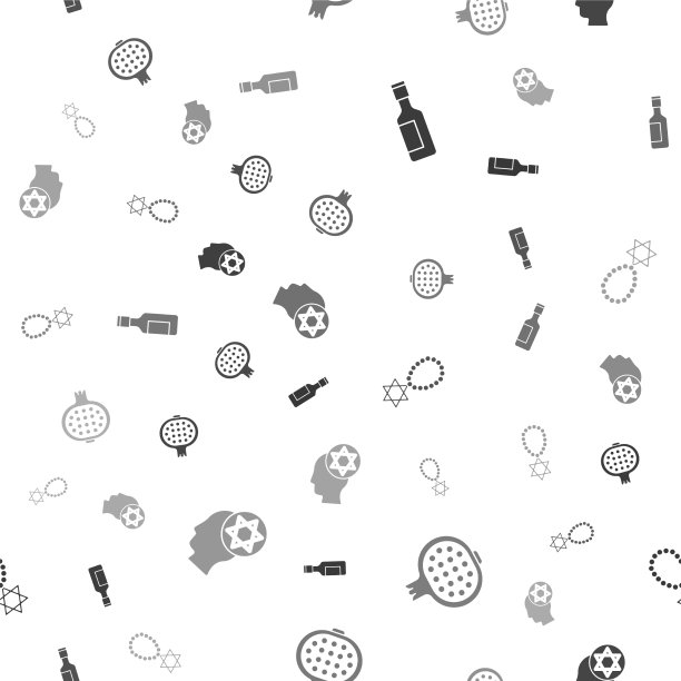 设犹太酒瓶石榴星大卫图片下载