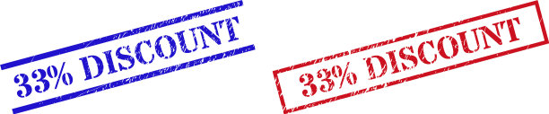 33%的折扣纹理抓邮票图片下载