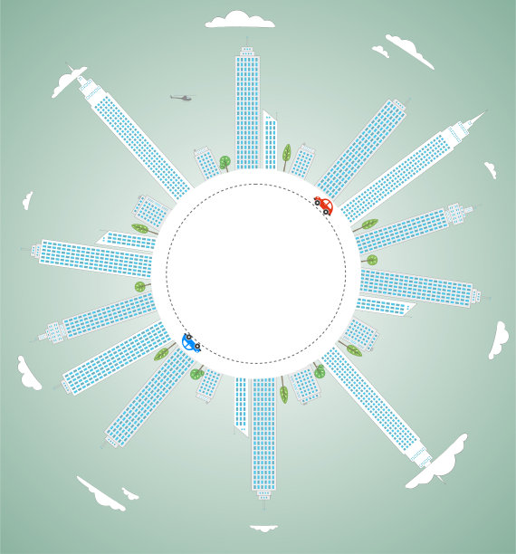 现代城市背景图片下载