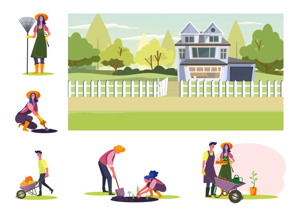 让年轻人在果园工作图片下载