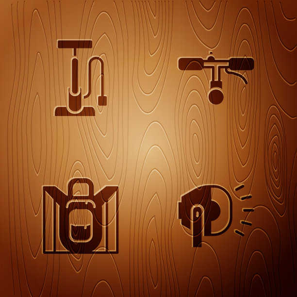 远足背包设置自行车头灯气泵图片下载