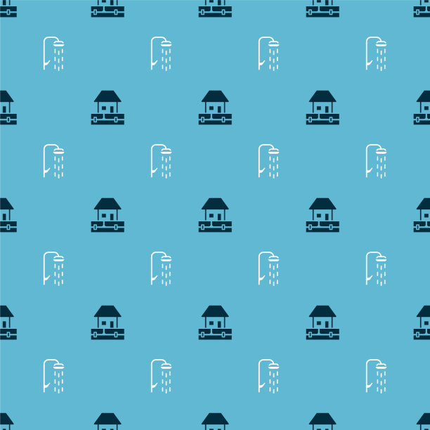 设置供水管道和淋浴无缝图片下载