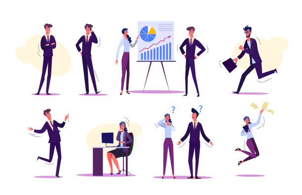 让人们在工作中互动图片下载