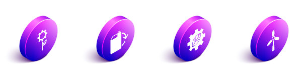 在齿轮机生态燃料中设置等距叶植物图片下载