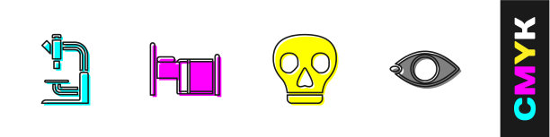 设显微镜医院床颅骨和盲区图片下载