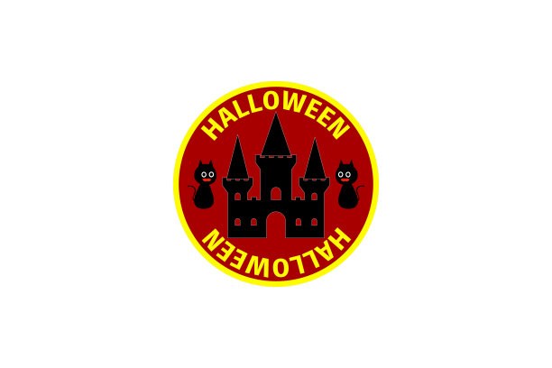 万圣节的邮票图片下载