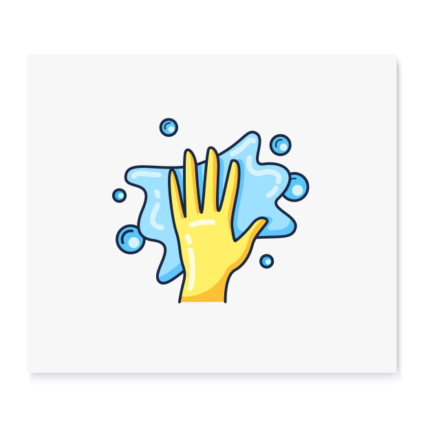 清洁餐巾颜色图标图片下载