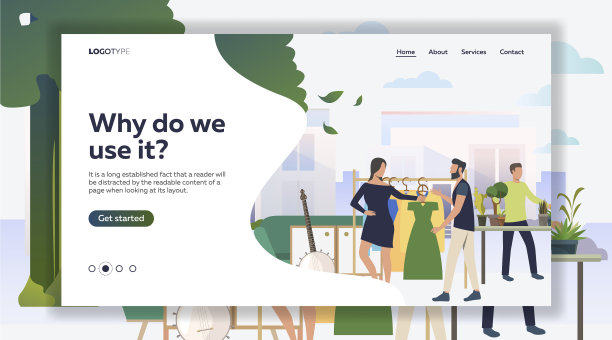 女人和男人选择衣服图片下载