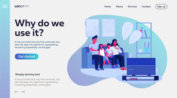 父母夫妇在看电视图片下载