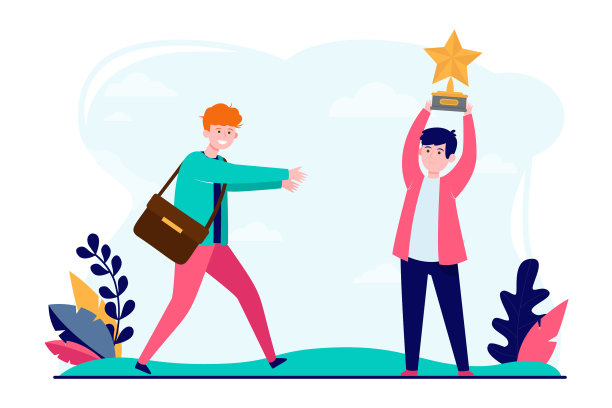 有明星奖的年轻人图片下载