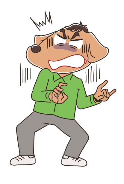 公狗的性格。他表达的情感。图片下载