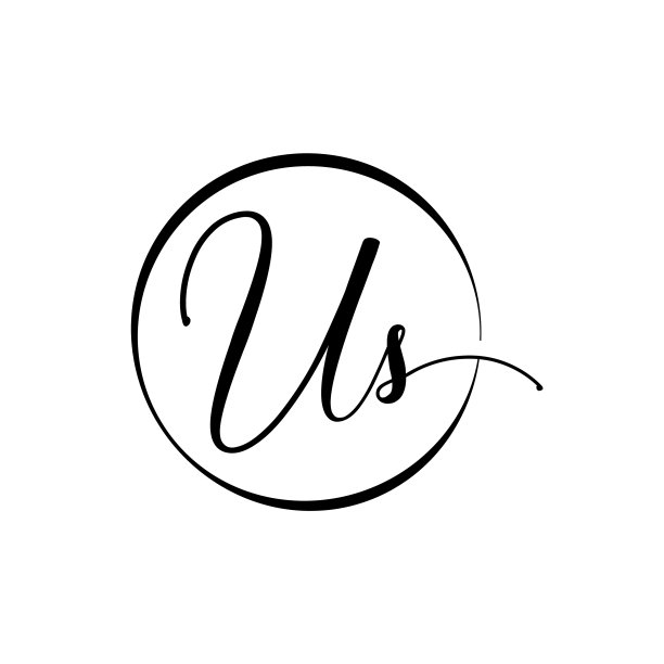 初始us字母标志设计模板摘要图片下载