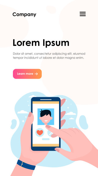 女性手持手机与日期应用图片下载