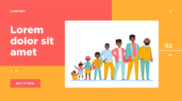 不同年龄的非裔美国人图片下载