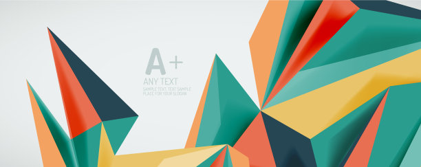 三角形几何背景低多边形3d图片下载