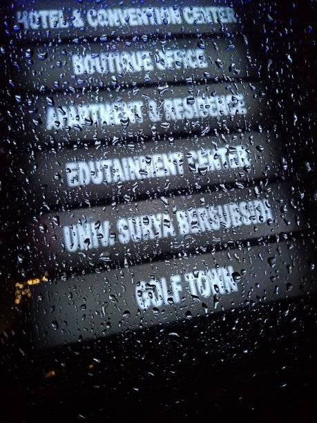 晚上下雨。图片下载