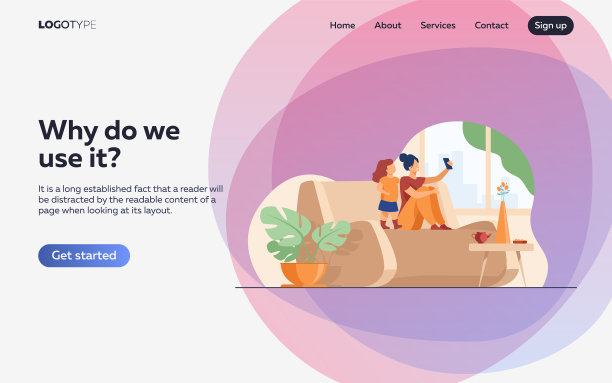 母女俩用智能手机视频聊天图片下载